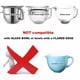 thumbnail image 4 of Protector de vertido para cuenco de acero inoxidable kitchenaid, accesorios para batidora con soporte elevador de cuenco kitchenaid, protector contra salpicaduras, 4 of 5