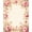 Pink Ivory, Pattern 2, variant on ODIKA Vintage Floral Medallion With Delicate Rose Motifs And Scrollwork Stain Resistant Low Profile for Dorm Room, Small Living Apartment