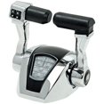 thumbnail image 2 of 8" Silver and Black Uflex Power Adapter PA2-B2T Dual Lever Control Head With Trim, 2 of 2