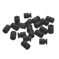 RC Anti Vibration Rubber Balls for RC F4 F7 Flight Controller Gimbal M3x8mm (Black),Pack of 36