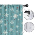 thumbnail image 4 of Blackout Kids Curtains,Blue Christmas Snowflake and Star Pattern Childrens Insulated Curtains Set Of 2,Bedroom Essentials,Toddler Room Decor 42"x54", 4 of 5