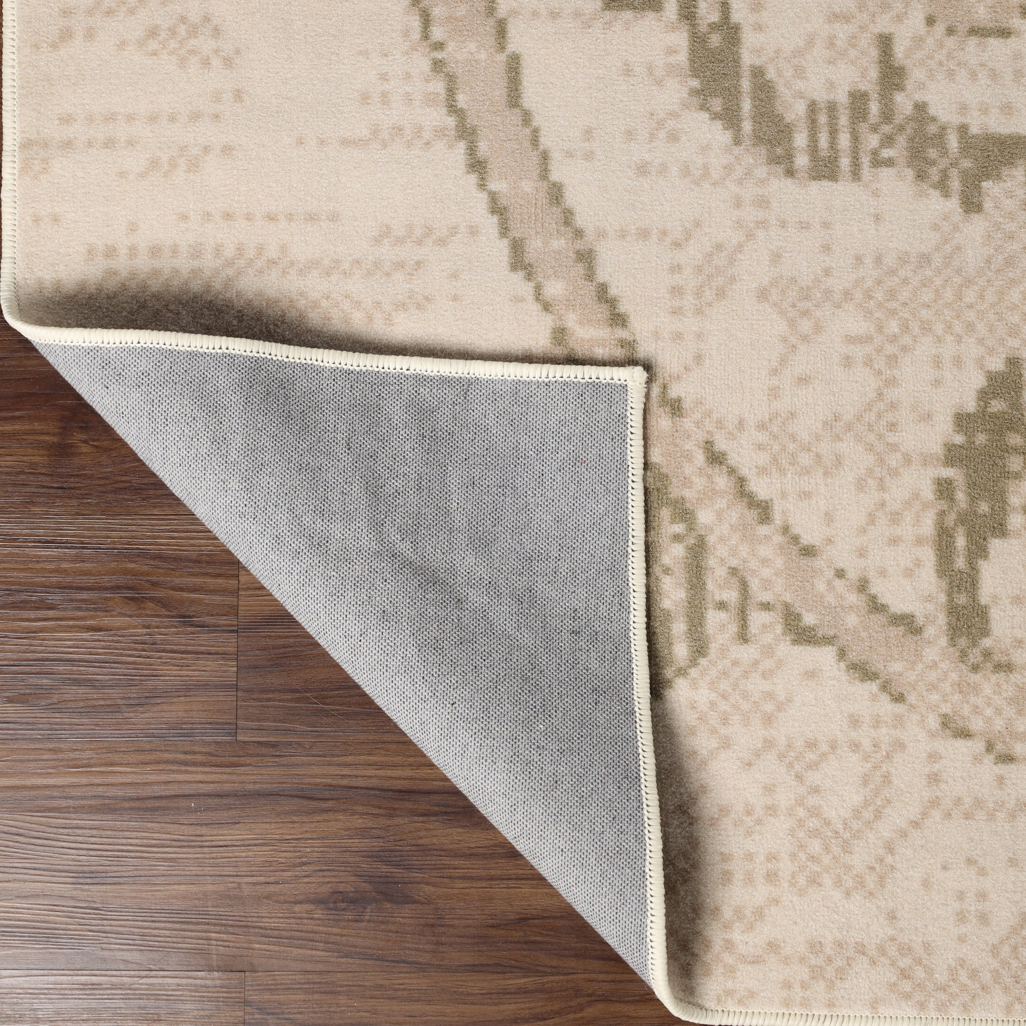 BNM Farmhouse Floral Indoor Area Rug, 12' x 15', Cream