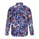 thumbnail image 5 of Blusa y camisa de manga larga con cuello vuelto para hombre, informal, a la moda, con botones, estampado, de poliéster, 5 of 6