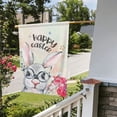 thumbnail image 5 of Easter Decoration Big-Headed Bunny Motifs Garden Flags,Double-Sided Printed Festive Garden Decoration, 12.5 x 18 inches Multicolor, 5 of 9