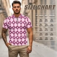 thumbnail image 6 of Aplkyhs Pink Ball Argyle Matching Couple Sport Shirts Quarter Zip Matching Golf Shirts for Couple Lightweight Mens Hawaiian Shirt Moisture Wicking Suitable for Outdoor Sports, 6 of 6