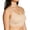 Nude, variant on Women's Rhonda Shear 9603 Adjustable Strap Body Bra (Black L)