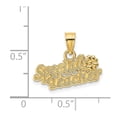 thumbnail image 4 of FB Jewels 14K Special Teacher with Flower Pendant, 4 of 4