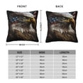 thumbnail image 2 of American Flag Bald Eagle USA Throw Pillow Cases Decorative Cushion Covers for Living Room Bed Sofa Couch 18x18, 2 of 6