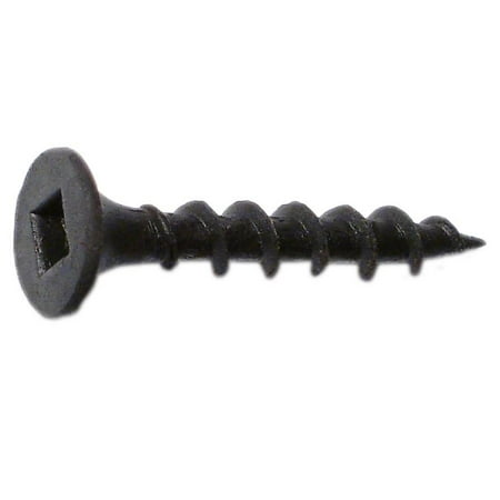 

#6 x 1 Black Phosphate Steel Coarse Thread Square Drive Bugle Head Drywall Screws DWSCR-068