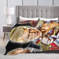 thumbnail image 5 of Cody Rhodes Blanket, Super Soft Throw Blanket, Cozy Flannel Blankets For Boys Girls, Warm Blankets For Couch Sofa Bed, 40"X30", 5 of 9