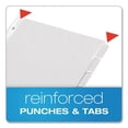 thumbnail image 4 of Custom Label Tab Dividers With Self-Adhesive Tab Labels, 8-Tab, 11 X 8.5, White, 5 Sets | Bundle of 2 Packs, 4 of 5