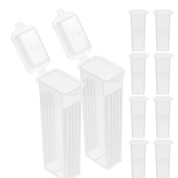 10 estuches para portaobjetos, 5 portaobjetos, cajas patológicas, sobres de apertura para portaobjetos, suministros