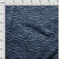 thumbnail image 2 of oneOone Georgette Viscose Navy Blue Fabric Skins Animal Quilting Supplies Print Sewing Fabric By The Yard 42 Inch Wide, 2 of 4