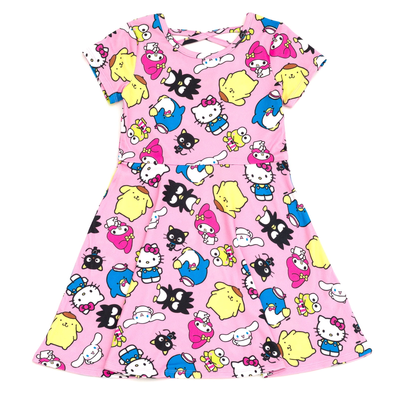 Hello Kitty Badtz-Maru Keroppi 2 Pack Skater Dresses Toddler to Big Kid