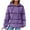 Purple, variant on IROINNID Hoodie for Women Stripe Long Sleeve Drawstring Hoodie Casual Waffle Pullover Tops,Dark Blue