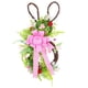 thumbnail image 1 of Corona de Conejo de Pascua, Corona Decorativa de Primavera para Puerta Delantera, Pared de Granja, 1 of 9