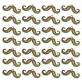 thumbnail image 5 of 50 colgantes de aleación con forma de bigote, accesorios para hacer joyas, pulseras y ropa (bronce), 5 of 5