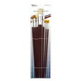 thumbnail image 2 of U.S. Art Supply 12 Piece Long Handle Nylon Hair, Bristle Art Paint Brush Variety Set, 2 of 2