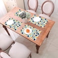 thumbnail image 6 of XMXT 4 Pcs Woven Placemats, Multicolored Dot Decoration Stain Resistant Anti-Skid Placemat for Kitchen Table, 12 x 18 inches, 6 of 6