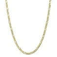 thumbnail image 6 of 10K Yellow Gold 4.5mm Light Concave Figaro Chain, 6 of 6