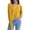 Yellow, variant on HCYSFG Womens Solid Color Cardigan Sweater V Neck Button Front Long Sleeve Slim Fit Lightweight Knit Everyday Layering Tops