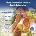 thumbnail image 2 of Ohm Loratadine Allergy Relief Tablets, 10 mg Antihistamine, Non-Drowsy 24-Hour Relief for Sneezing & Seasonal Allergies, 100 Count, 2 of 4