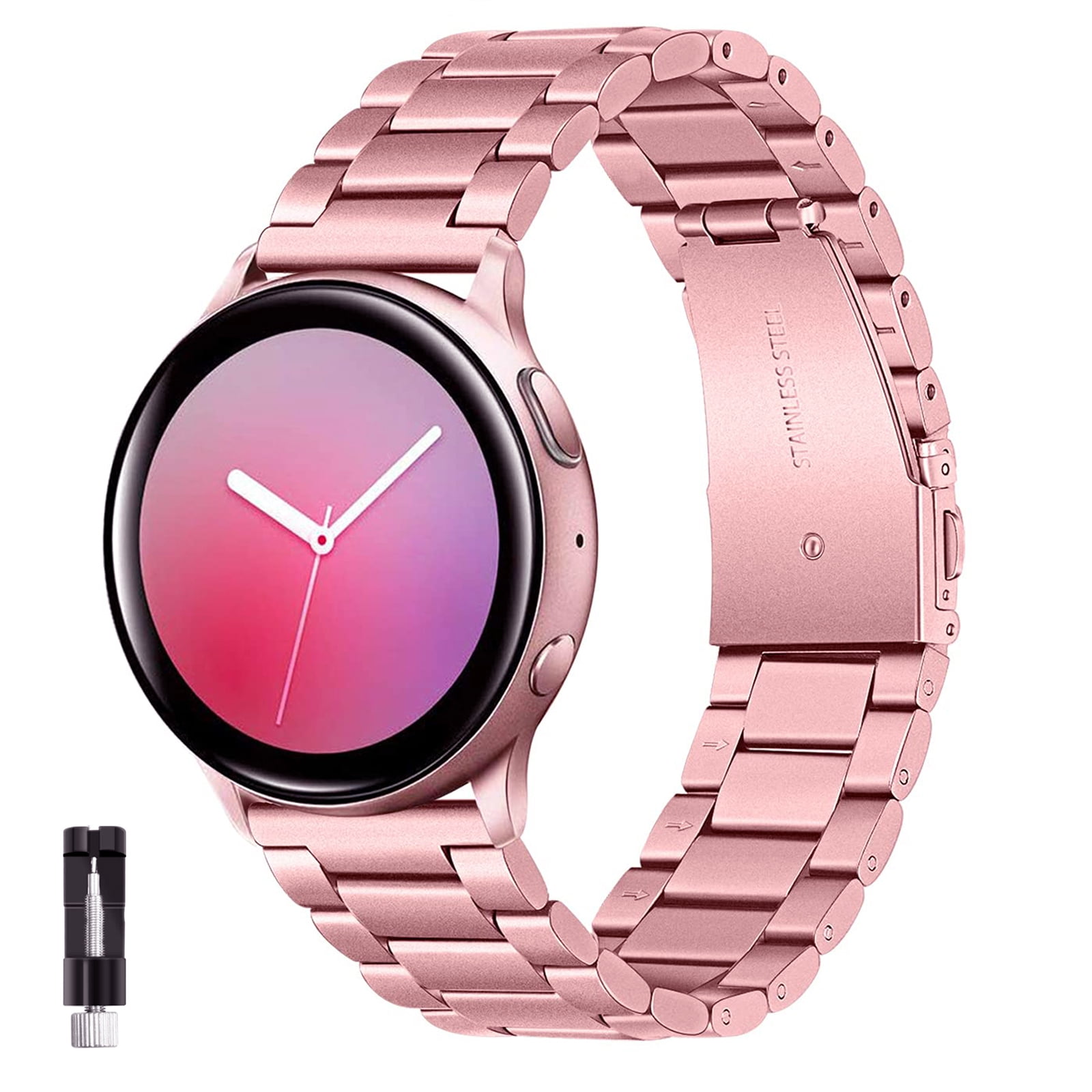 LGSY Galaxy Watch 5 Band 20mm Metal Stainless Steel Bands Galaxy Watch