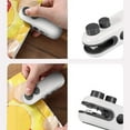 thumbnail image 4 of Jiaeri Mini Food Sealer and Bag Cutter, Rechargeable Portable Handheld Sealing Machine for Snacks, Chips, Cookies, Candy, Plastic Bag Sealer with Power Display, Kitchen & Travel Food Freshness Saver, 4 of 8