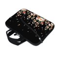 thumbnail image 3 of Funda para portátil XMBFZ 39 x 28 x 5 cm de neopreno con diseño floral, 3 of 6