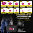 thumbnail image 4 of Kit escariador de tubos de PVC E-Cowlboy Premium de 9 piezas para 1/2 taladros, 4 of 8