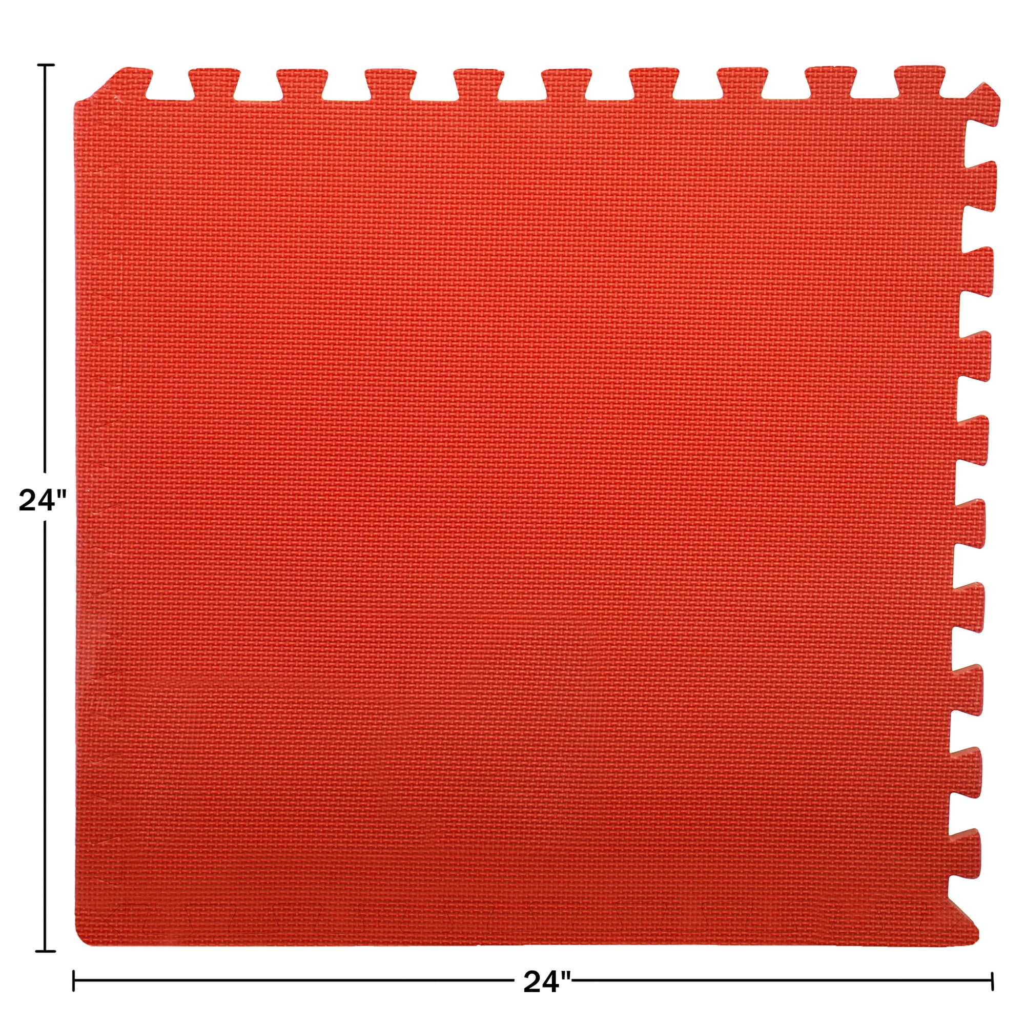 Stalwart 24" x 24" Multicolor Foam Interlocking Floor Mats, 8 Pack
