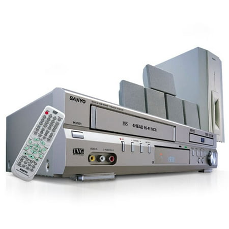 Sanyo Surround Sound System With DVD Player & VCR DWM-3500