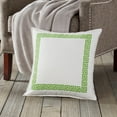 thumbnail image 2 of Greendale Home Fashions 20" x 20" Green Greek Key Cotton Canvas Decorative Pillow, 2 of 4
