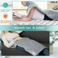 thumbnail image 4 of Heating Pad for Back Pain Relief, Electric Heated Back Wrap for Cramps, Waist, Lumbar, Abdomen, Washable, 4 of 7