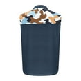 thumbnail image 4 of VBTAPA Mens Camo Shirt Casual Summer Tank Top Sleeveless Button Down Beach Shirts with Pockets Lightning Sales Navy XXXL, 4 of 6