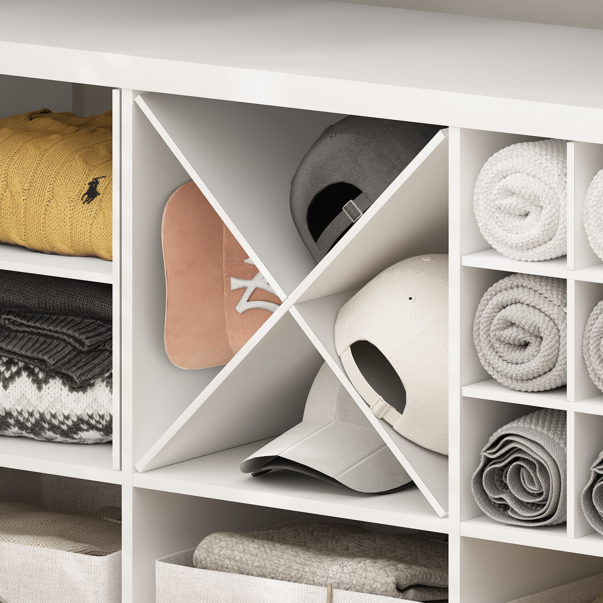 Cubicle Dorm Room Adjustable 2-Tiers Particle Board Dimensions: 14.21" W x 13.35" D x 13.35" H Storage Shelves Total Capacity to 4.4 lb Holds up to, x Shelf Capacity 4.4 lb, White, 1 Count, 1 Pack