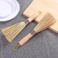 thumbnail image 1 of 2Pack Traditional Natural Bamboo Wok Brushes , Kitchen Cleaning Brush, Bamboo Kitchen pan Brush, Natural Bamboo pan Brush, Pot Brush, Pot Brush Cleaning, 1 of 4