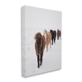 thumbnail image 3 of Stupell Industries Winter Horses Walking White Field Snowy Weather Canvas Wall Art, 30 x 40, Design by Amy Brinkman, 3 of 5