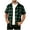 Army Green, variant on Mens Short Sleeve Button Down Shirt Plaid Button Up Shirts Casual Work Shirts Yellow XL(XL)