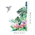 thumbnail image 3 of WIFKLSIIPG Tropical Leaf Flower Bird Wall Sticker Living Room Decor Mural Art DIY Home Decal, 3 of 8