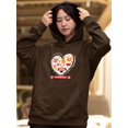 thumbnail image 2 of Valentine's Day Pets Love Hoodie Women -Image by Shutterstock, Female 5X-Large, 2 of 4