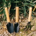 thumbnail image 6 of Usloyux Mini Garden Tool Set, 3-Piece Portable Gardening Kit with Hand Shovel, Transplant Shovel, Cultivator Hand Rake, Soft Wood Non-Slip Handle for Indoor Plants, Succulents, Herbs, Balcony, 6 of 7