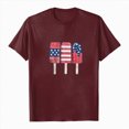 thumbnail image 5 of ORT USA Shirts for Women 4th of July Shirts America Printed Tshirt Patriotic Vintage USA Tee Tops(Z11-,3XL), 5 of 5