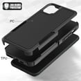 thumbnail image 4 of Allytechgroup Compatible for Apple iPhone 11, Rugged Shockproof Military Grade Protection Dual Layers Hard PC TPU Phone Case for iPhone 11, Black, 4 of 5