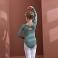thumbnail image 4 of FLMEI 3-11T Toddler Kids Girls Dance Leotards//Long Sleeve Leotards for Girls//3-11T Girls Dance Dress//Girls Dance Costume, 4 of 10