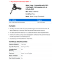 thumbnail image 2 of Water Pump - Compatible with 1993 - 1996 Ford E-150 Econoline 4.9L 6-Cylinder GAS - Gates, 2 of 2
