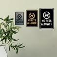 thumbnail image 4 of Signs ByLita Classic Framed No Pets Allowed Sign (Navy Blue / White) - Medium, 4 of 7