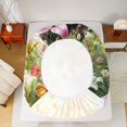 thumbnail image 4 of Erosebridal Fox Fitted Sheet Full for Girls, Pink Lilies Bed Set, 3 Pieces 1 Fitted Sheet and 2 Pillowcases, 4 of 6