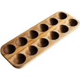 thumbnail image 1 of Wooden - 12 hole egg holder for countertop/tabletop/fridge or more, 1 of 4