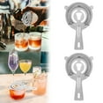 thumbnail image 2 of Runskmd Cocktail Strainer Bar Tools 2PCS Bar Strainer With High Density Spring Stainless Steel Drink Sieve Strainer Filtering Cocktail Bar Accessories For Home Bar And Bart, 2 of 8